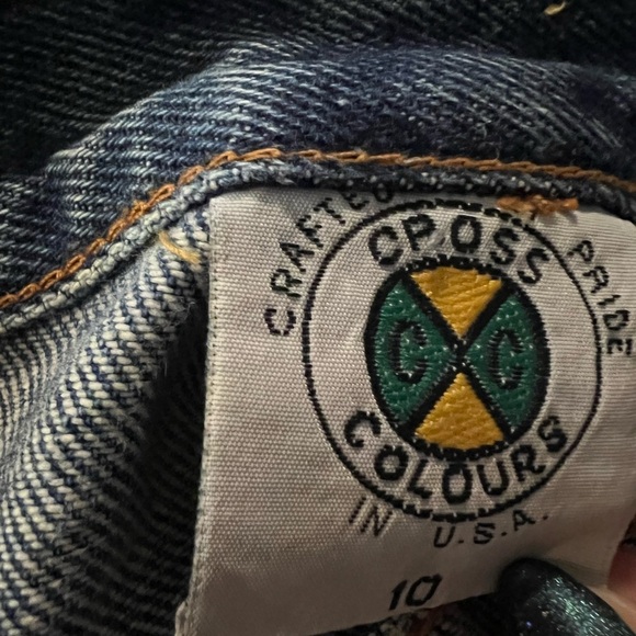 Cross Colours Vintage 90s Cotton Denim Mom Jeans - Picture 5 of 9